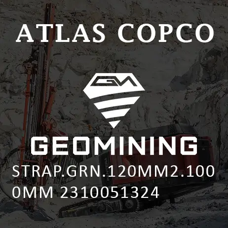 2310051324 РЕМЕНЬ  ЗЕЛЁНЫЙ 120MM2 1000MM Atlas Copco / Epiroc