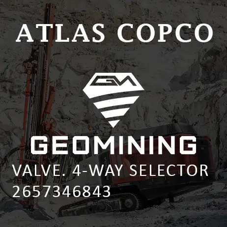 2657346843 КЛАПАН  4-ХОДОВОЙ СЕЛЕКТОР Atlas Copco / Epiroc