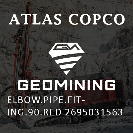 2695031563 КОЛЕНО ТРУБА ФИТИНГ 90 КРАСНЫЙ Atlas Copco / Epiroc