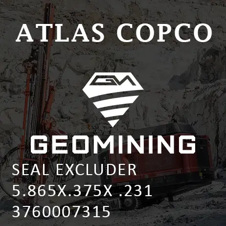 3760007315 УПЛОТНИТЕЛЬ ИСКЛЮЧИТЕЛЬ 5.865X.375X .231 Atlas Copco / Epiroc