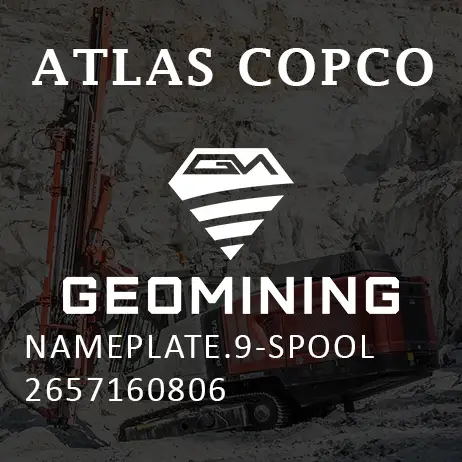 2657160806 ТАБЛИЧКА  9-КАТУШКА Atlas Copco / Epiroc