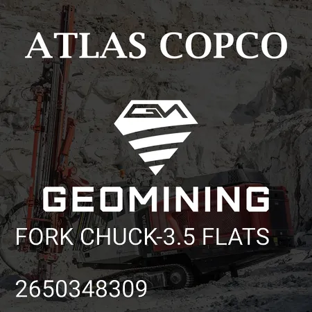 2650348309 ВИЛОЧНЫЙ ПАТРОН-3,5 ПЛОСКИЙ Atlas Copco / Epiroc