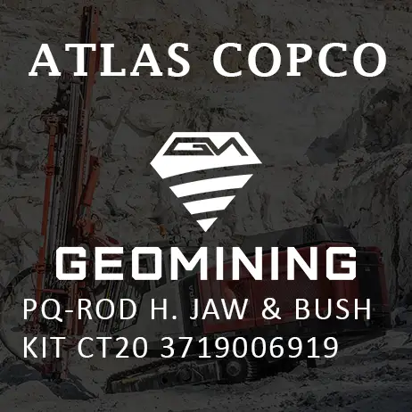 3719006919 PQ-ROD H. КОМПЛЕКТ ЩЕПОК И ВТУЛКИ CT20 Atlas Copco / Epiroc