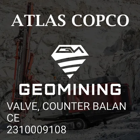 2310009108 КЛАПАН ПРОТИВОВЕСА Atlas Copco / Epiroc
