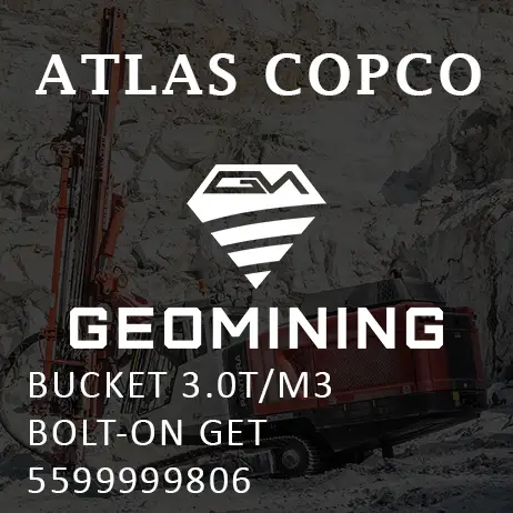 5599999806 КОВШ 3.0T/M3 БОЛТ-ОН GET Atlas Copco / Epiroc