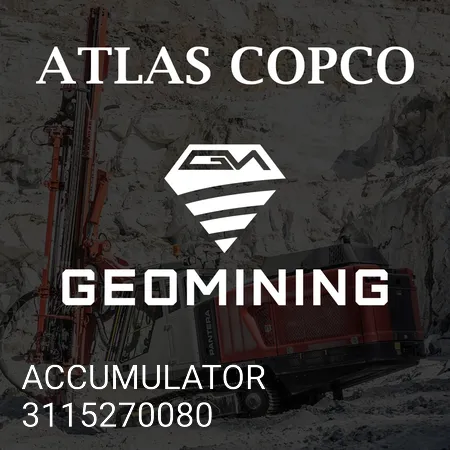 3115270080 АККУМУЛЯТОР Atlas Copco / Epiroc