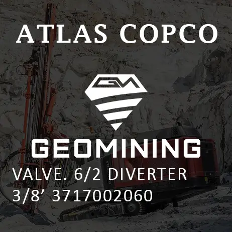 3717002060 КЛАПАН  6/2 ДИВЕРТОР 3/8' Atlas Copco / Epiroc