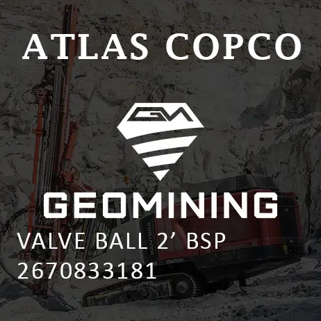 2670833181 КЛАПАНА ШАРОВОГО 2' BSP Atlas Copco / Epiroc
