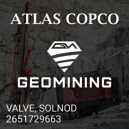 2651729663 КЛАПАН, СОЛНОД Atlas Copco / Epiroc