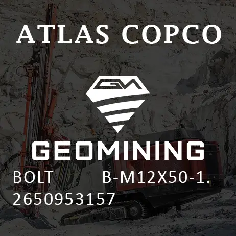 2650953157 БОЛТ B-M12X50-1. Atlas Copco / Epiroc