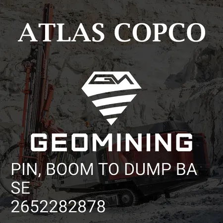 2652282878 ШТИФТ, СТРЕЛА К ОСНОВАНИЮ САМОСВАЛ Atlas Copco / Epiroc