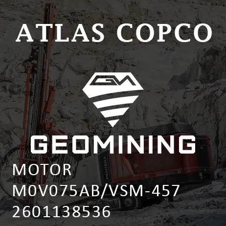 2601138536 ДВИГАТЕЛЬ M0V075AB/VSM-457 Atlas Copco / Epiroc