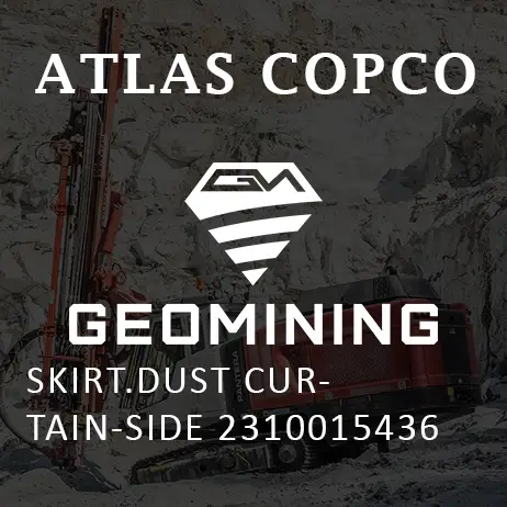 2310015436 ЮБКА  СТОРОНА ПЫЛЕЗАЩИТНОЙ ЗАНАВЕСКИ Atlas Copco / Epiroc