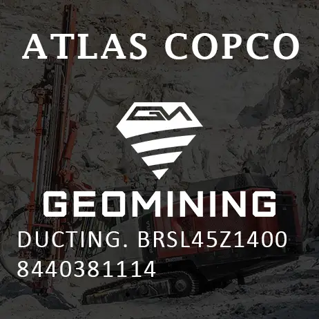 8440381114 ВОЗДУХОВОД  BRSL45Z1400 Atlas Copco / Epiroc