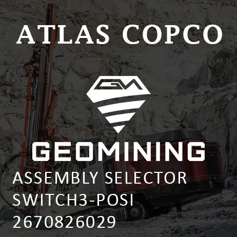 2670826029 СБОРКА СЕЛЕКТОРНЫЙ ПЕРЕКЛЮЧАТЕЛЬ 3-ПОЗИЦИОННЫЙ Atlas Copco / Epiroc