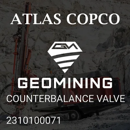 2310100071 БАЛАНСИРОВОЧНЫЙ КЛАПАН Atlas Copco / Epiroc