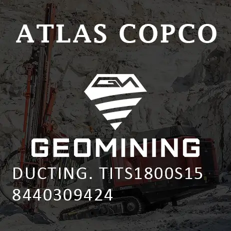 8440309424 ВОЗДУХОВОД  TITS1800S15 Atlas Copco / Epiroc