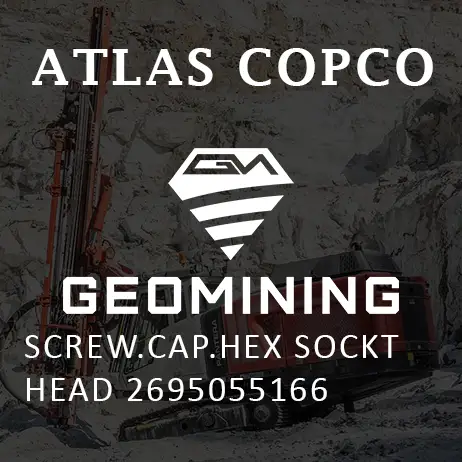 2695055166 ВИНТ  КРЫШКА  ШЕСТИГРАННАЯ ГОЛОВКА С ТОРЦЕВЫМ КЛЮЧОМ Atlas Copco / Epiroc