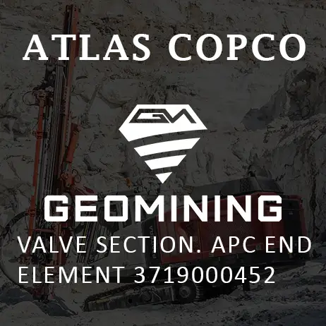 3719000452 СЕКЦИЯ КЛАПАНА  КОНЕЧНЫЙ ЭЛЕМЕНТ APC Atlas Copco / Epiroc