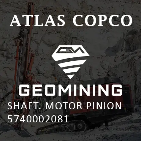 5740002081 ВАЛ  ШЕСТЕРНЯ ДВИГАТЕЛЯ Atlas Copco / Epiroc
