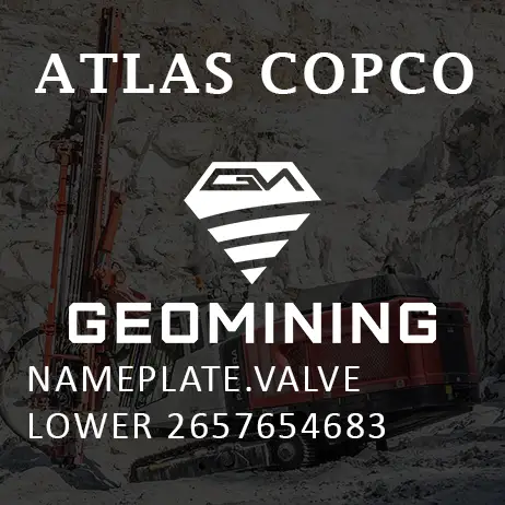 2657654683 ТАБЛИЧКА  КЛАПАН НИЖНИЙ Atlas Copco / Epiroc