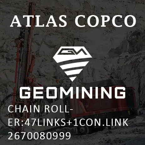 2670080999 ЦЕПНОЙ РОЛИКОВЫЙ: 47 ЗВЕНЬЕВ+1 СОЕДИНИТЕЛЬНОЕ ЗВЕНО Atlas Copco / Epiroc