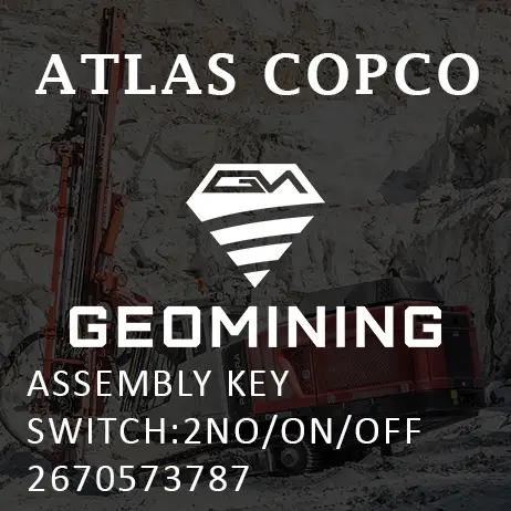 2670573787 СБОРКА КЛЮЧЕВОГО ВЫКЛЮЧАТЕЛЯ: 2НО/ВКЛ/ВЫКЛ Atlas Copco / Epiroc
