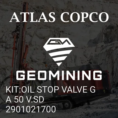 2901021700 КОМПЛЕКТ:МАСЛЯНЫЙ ЗАПОРНЫЙ КЛАПАН GA 50 V.SD Atlas Copco / Epiroc